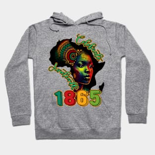Celebrate Juneteenth, Black History, African American, 1865 Juneteenth Hoodie